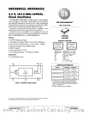 NBXSBB022 datasheet pdf ON Semiconductor