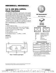NBXSBB023 datasheet pdf ON Semiconductor