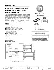 NCN2612B datasheet pdf ON Semiconductor