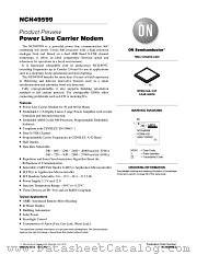 NCN49599 datasheet pdf ON Semiconductor