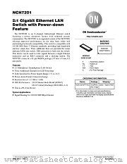 NCN7201 datasheet pdf ON Semiconductor