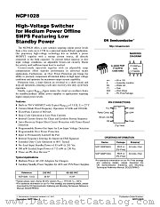 NCP1028 datasheet pdf ON Semiconductor