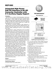 NCP1083 datasheet pdf ON Semiconductor