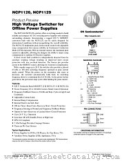 NCP1126 datasheet pdf ON Semiconductor