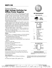 NCP1136 datasheet pdf ON Semiconductor