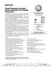 NCP1238 datasheet pdf ON Semiconductor