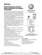 NCP1244 datasheet pdf ON Semiconductor