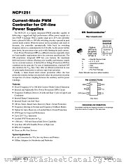 NCP1251 datasheet pdf ON Semiconductor