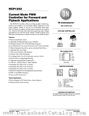 NCP1252 datasheet pdf ON Semiconductor