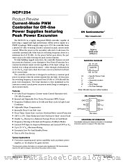 NCP1254 datasheet pdf ON Semiconductor