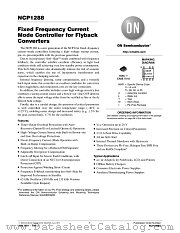 NCP1288 datasheet pdf ON Semiconductor
