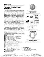 NCP1351 datasheet pdf ON Semiconductor