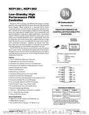 NCP1381 datasheet pdf ON Semiconductor