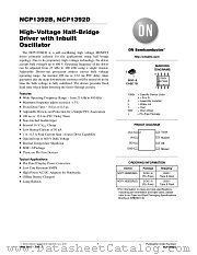 NCP1392 datasheet pdf ON Semiconductor