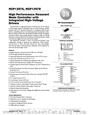 NCP1397 datasheet pdf ON Semiconductor