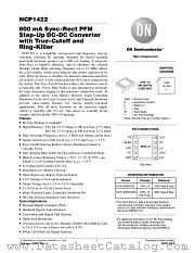 NCP1422 datasheet pdf ON Semiconductor