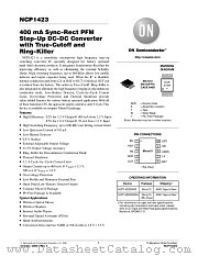 NCP1423 datasheet pdf ON Semiconductor