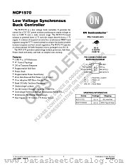NCP1570 datasheet pdf ON Semiconductor