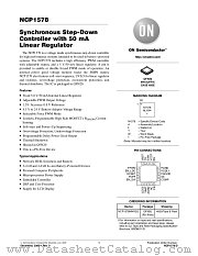 NCP1578 datasheet pdf ON Semiconductor