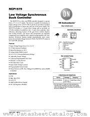 NCP1579 datasheet pdf ON Semiconductor