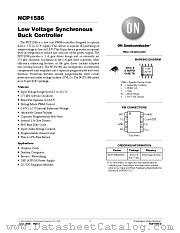 NCP1586 datasheet pdf ON Semiconductor