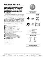 NCP1601A datasheet pdf ON Semiconductor