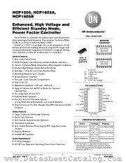 NCP1605 datasheet pdf ON Semiconductor