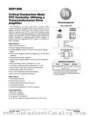 NCP1608 datasheet pdf ON Semiconductor
