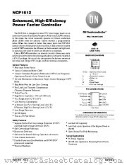 NCP1612 datasheet pdf ON Semiconductor