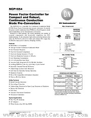NCP1654 datasheet pdf ON Semiconductor