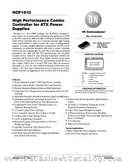 NCP1910 datasheet pdf ON Semiconductor
