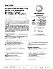 NCP1937 datasheet pdf ON Semiconductor