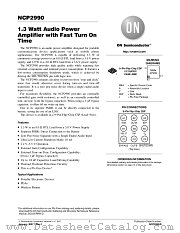 NCP2990 datasheet pdf ON Semiconductor