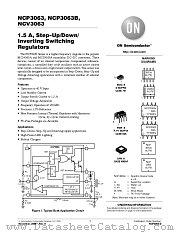 NCP3063 datasheet pdf ON Semiconductor