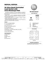 NCP334 datasheet pdf ON Semiconductor