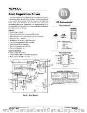 NCP4330 datasheet pdf ON Semiconductor