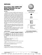 NCP4355 datasheet pdf ON Semiconductor