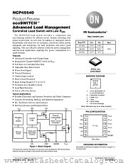 NCP45540 datasheet pdf ON Semiconductor