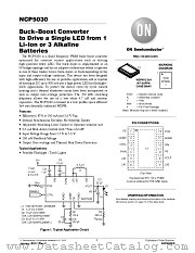 NCP5030 datasheet pdf ON Semiconductor