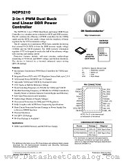 NCP5210 datasheet pdf ON Semiconductor