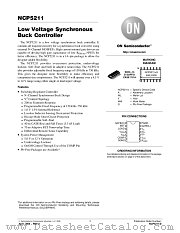 NCP5211 datasheet pdf ON Semiconductor