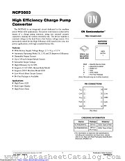 NCP5603 datasheet pdf ON Semiconductor