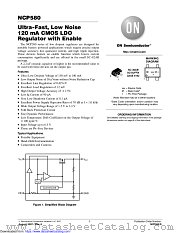 NCP580 datasheet pdf ON Semiconductor
