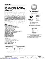 NCP700 datasheet pdf ON Semiconductor