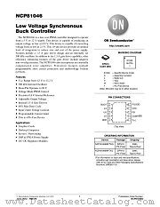 NCP81046 datasheet pdf ON Semiconductor