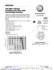 NCS2552 datasheet pdf ON Semiconductor