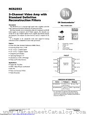 NCS2553 datasheet pdf ON Semiconductor