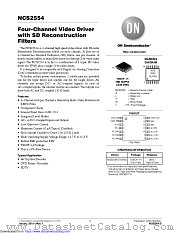 NCS2554 datasheet pdf ON Semiconductor