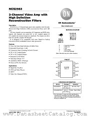 NCS2563 datasheet pdf ON Semiconductor