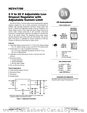 NCV47700 datasheet pdf ON Semiconductor